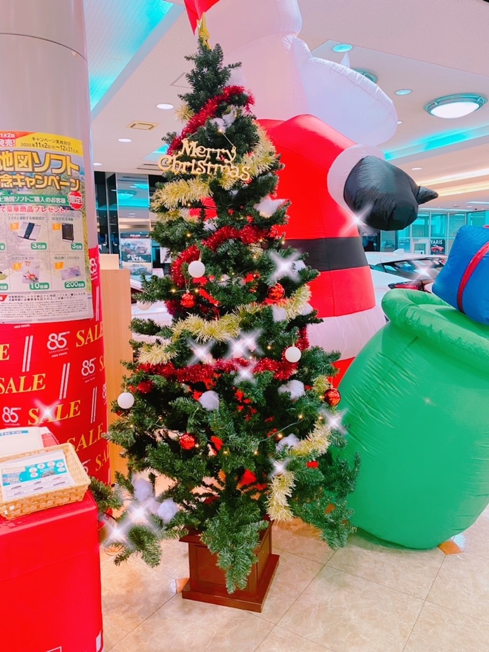 安城店のクリスマスの風景