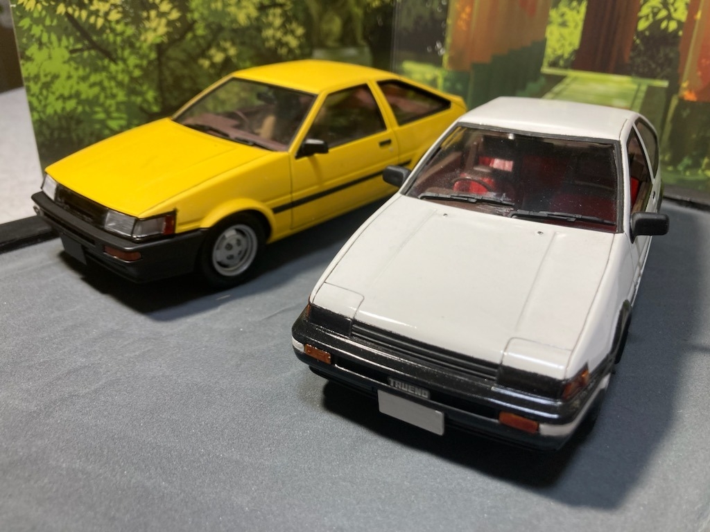 アオシマ 1/24 プラモデル トヨタ カローラレビン E-AE86-